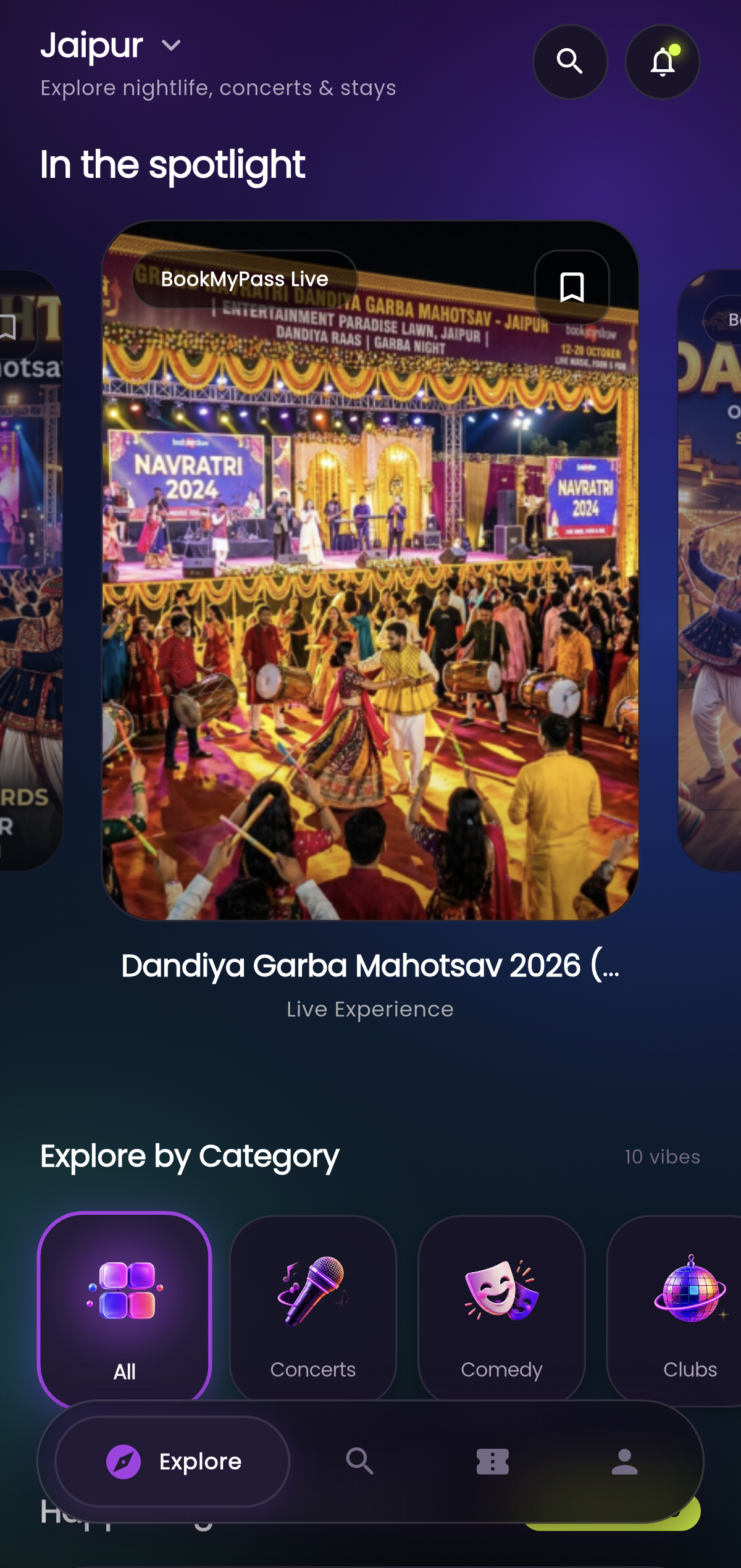 BookMyPass Mobile App Preview