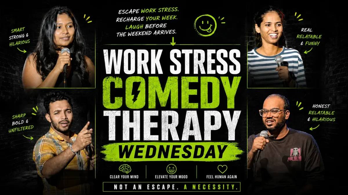Work Stress → Comedy Therapy | Wednesday | Pune - Official Event Passes in Pune