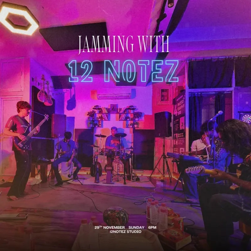 Jamming with 12Notez | 29 Nov | Jaipur